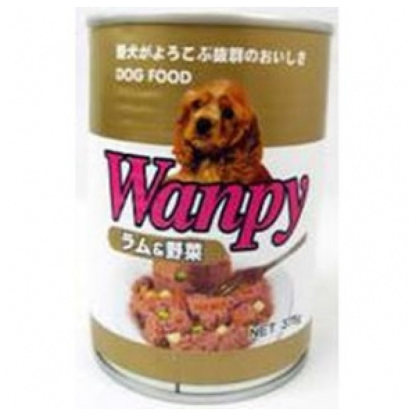 Wanpy Lamb + Vegetable 羊肉 野菜狗罐頭 375g X 24 罐